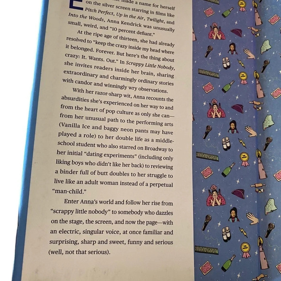 ANNA KENDRICK Scrappy little nobody hard cover memoir - Picture 4 of 10